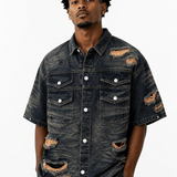 KISME 2 - Short Sleeves Shirt for Men - Sarman Fashion - Wholesale Clothing Fashion Brand for Men from Canada