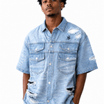 KISME 3 - Short Sleeves Shirt for Men - Sarman Fashion - Wholesale Clothing Fashion Brand for Men from Canada