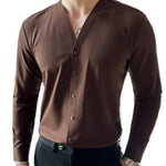 Kitina - Long Sleeves Shirt for Men - Sarman Fashion - Wholesale Clothing Fashion Brand for Men from Canada