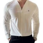 Kitina - Long Sleeves Shirt for Men - Sarman Fashion - Wholesale Clothing Fashion Brand for Men from Canada