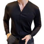 Kitina - Long Sleeves Shirt for Men - Sarman Fashion - Wholesale Clothing Fashion Brand for Men from Canada