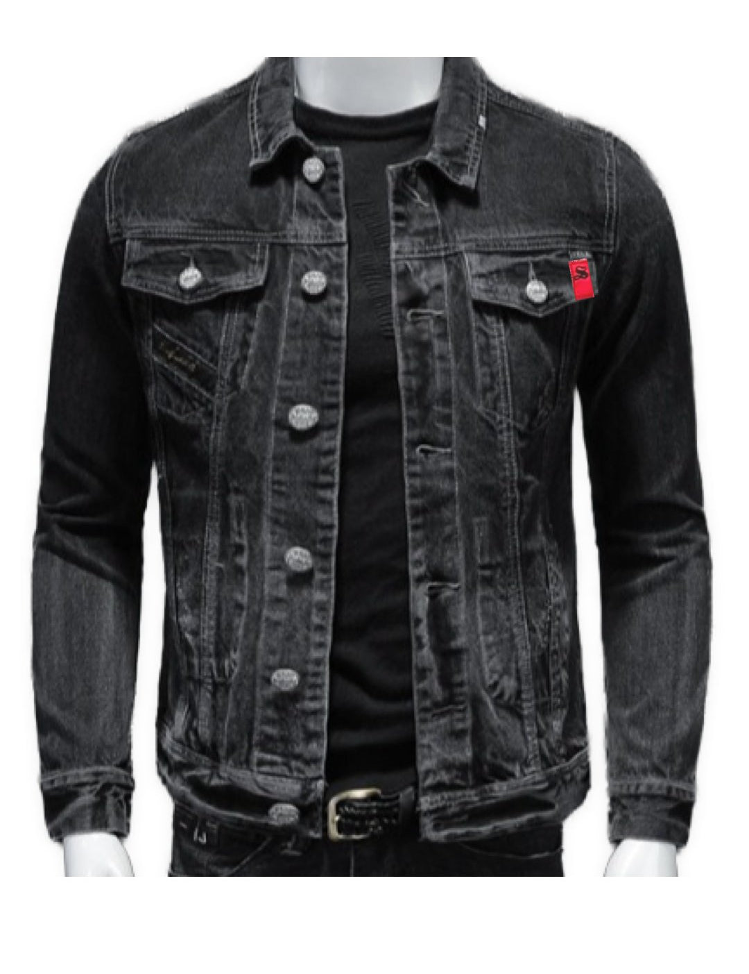 Kivu - Long Sleeve Jeans Jacket for Men - Sarman Fashion - Wholesale Clothing Fashion Brand for Men from Canada