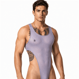 Kiza - Jumpsuit Leggings for Men - Sarman Fashion - Wholesale Clothing Fashion Brand for Men from Canada