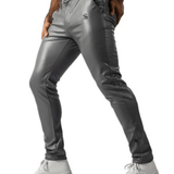 Kizbono 2Z - Pu Leather Pants for Men - Sarman Fashion - Wholesale Clothing Fashion Brand for Men from Canada