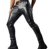 Kizbono 2Z - Pu Leather Pants for Men - Sarman Fashion - Wholesale Clothing Fashion Brand for Men from Canada