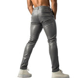 Kizbono 2Z - Pu Leather Pants for Men - Sarman Fashion - Wholesale Clothing Fashion Brand for Men from Canada