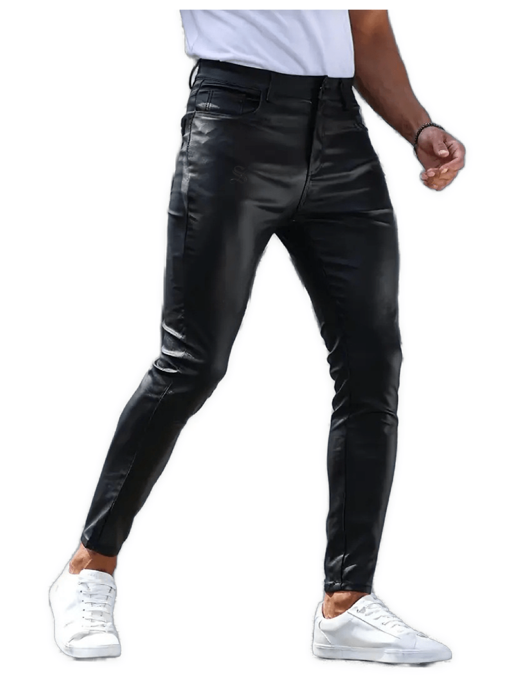 Kizbono 3Z - Pu Leather Pants for Men - Sarman Fashion - Wholesale Clothing Fashion Brand for Men from Canada
