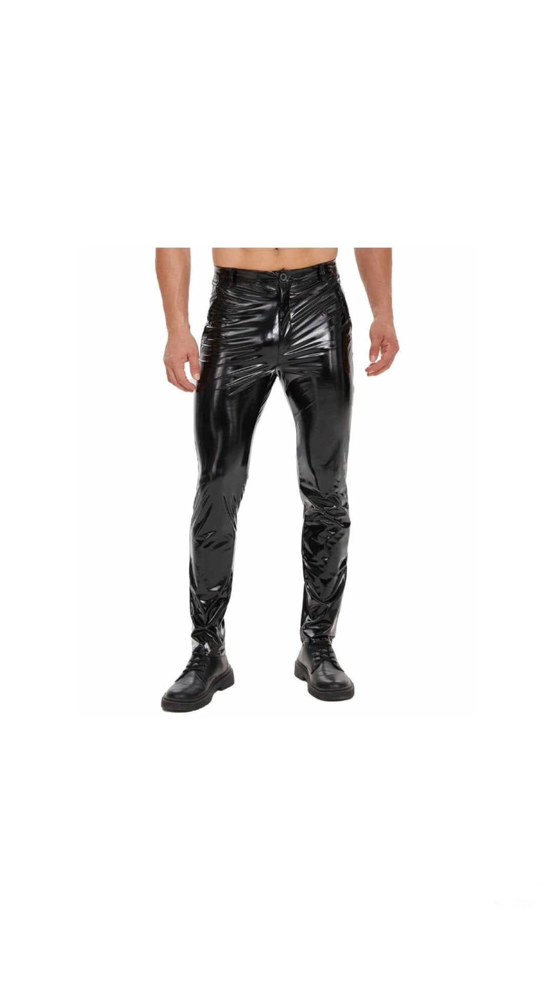 Kizbono - Pu Leather Pants for Men - Sarman Fashion - Wholesale Clothing Fashion Brand for Men from Canada