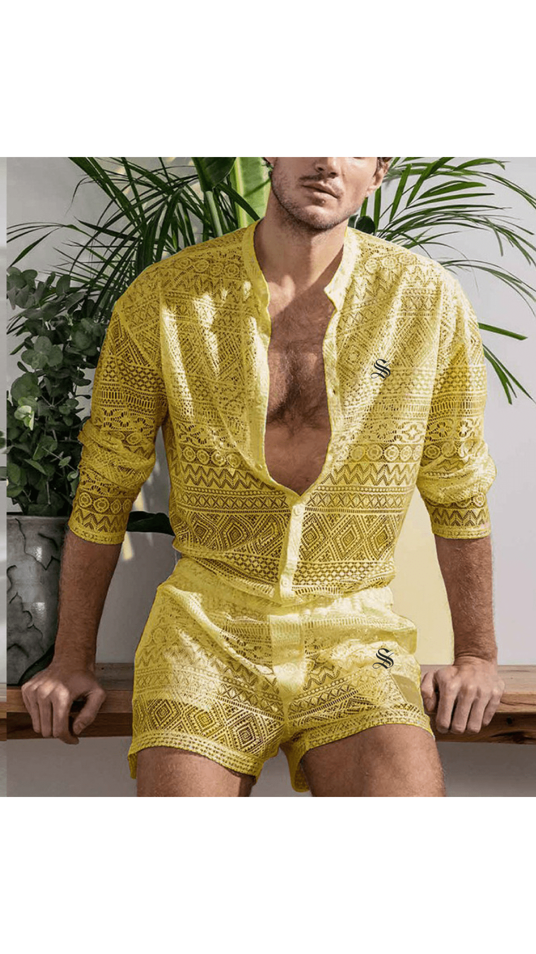 Kizja 3 - Top & Shorts for Men - Sarman Fashion - Wholesale Clothing Fashion Brand for Men from Canada