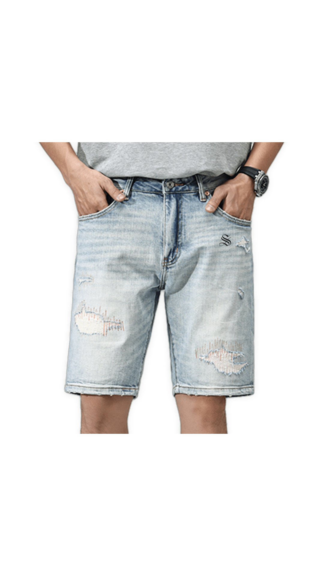 Kizma 5 - Jeans Shorts for Men - Sarman Fashion - Wholesale Clothing Fashion Brand for Men from Canada