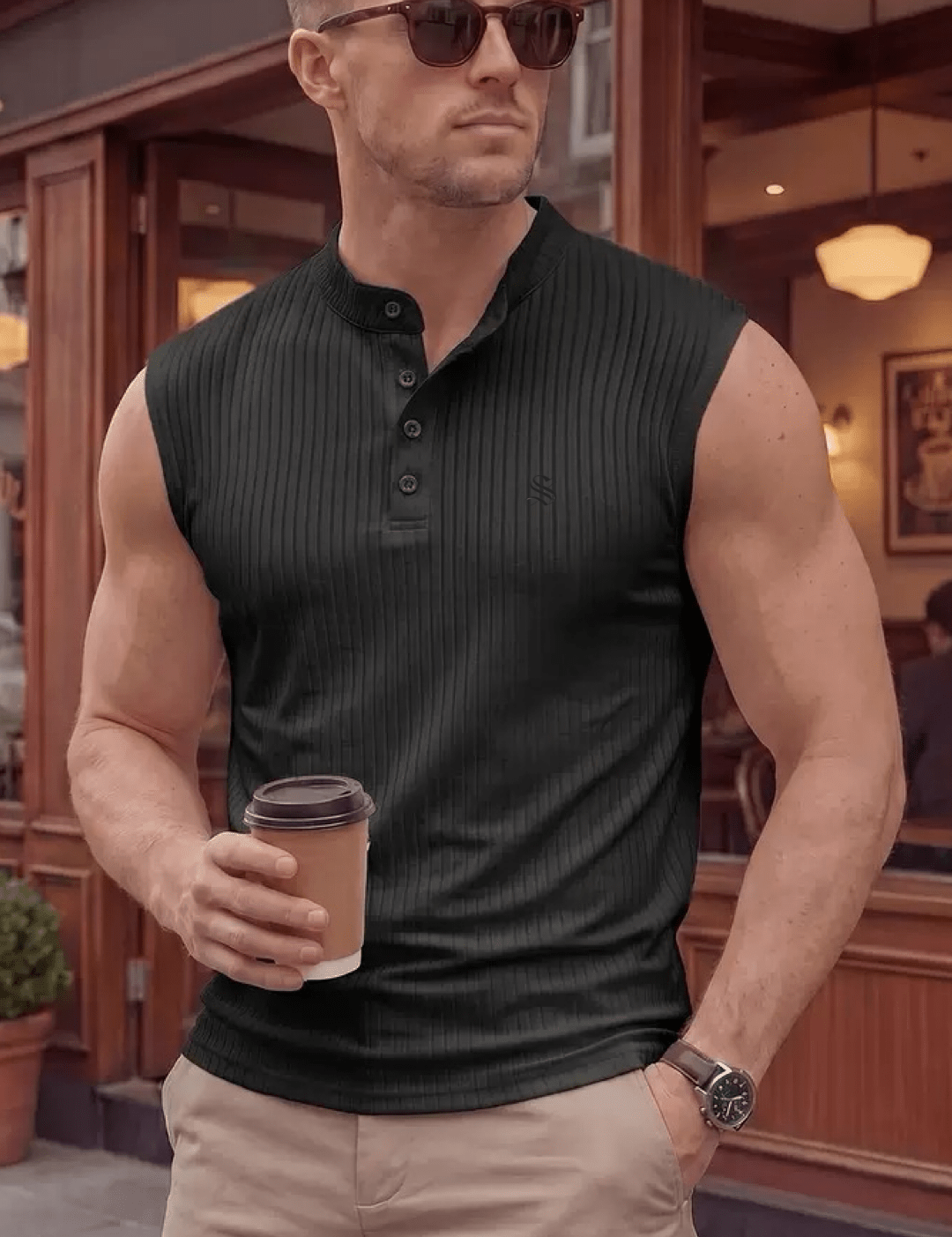 Kizma 6 - Tank Top for Men - Sarman Fashion - Wholesale Clothing Fashion Brand for Men from Canada
