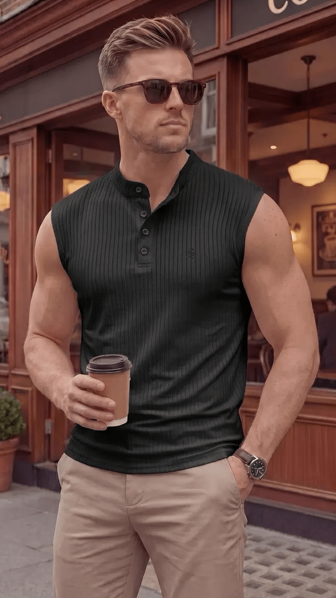 Kizma 6 - Tank Top for Men - Sarman Fashion - Wholesale Clothing Fashion Brand for Men from Canada