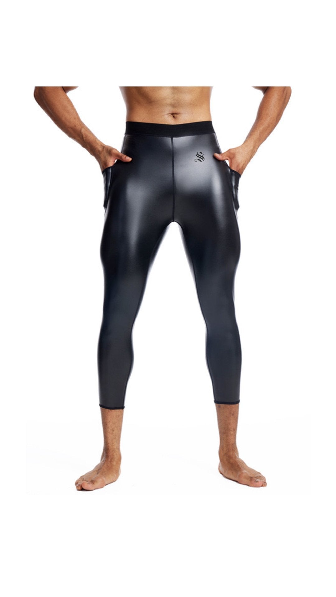 Kizribo 7B - Leggings Shorts for Men - Sarman Fashion - Wholesale Clothing Fashion Brand for Men from Canada