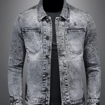 KJY 6 - Long Sleeve Jeans Jacket for Men - Sarman Fashion - Wholesale Clothing Fashion Brand for Men from Canada