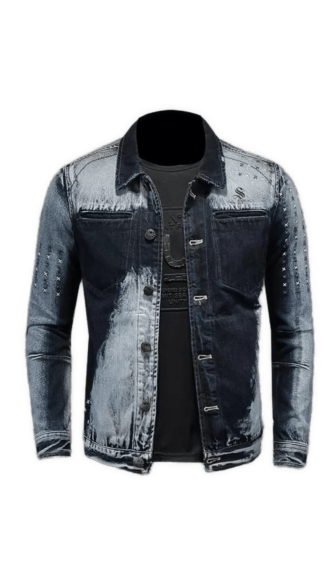 KJY 6 - Long Sleeve Jeans Jacket for Men - Sarman Fashion - Wholesale Clothing Fashion Brand for Men from Canada