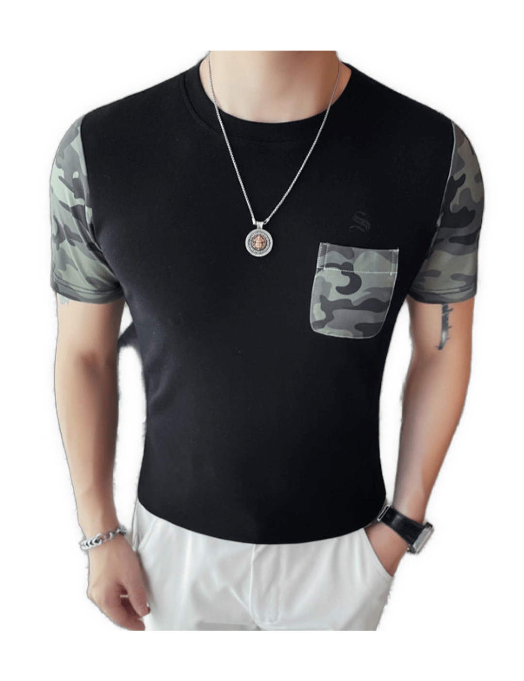 KKAC - T-Shirt for Men - Sarman Fashion - Wholesale Clothing Fashion Brand for Men from Canada