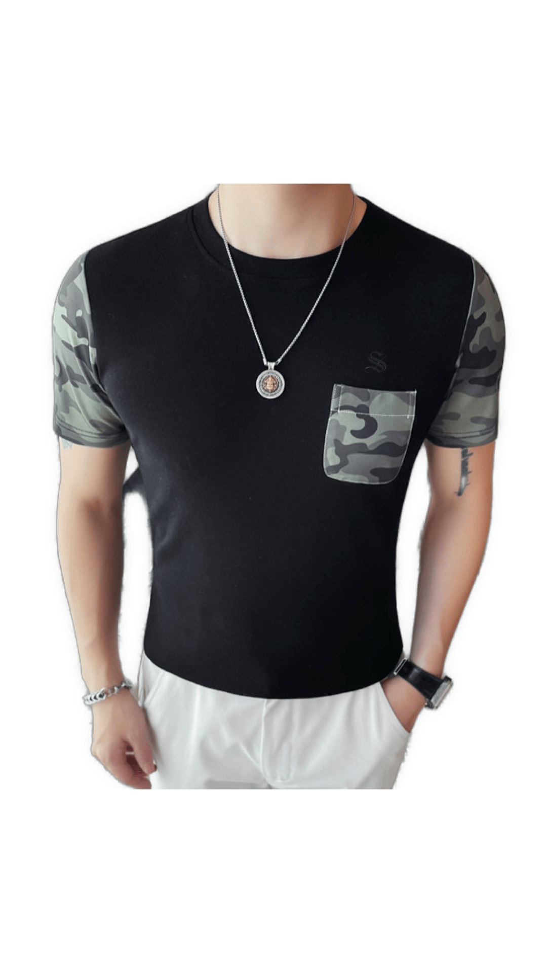 KKAC - T-Shirt for Men - Sarman Fashion - Wholesale Clothing Fashion Brand for Men from Canada