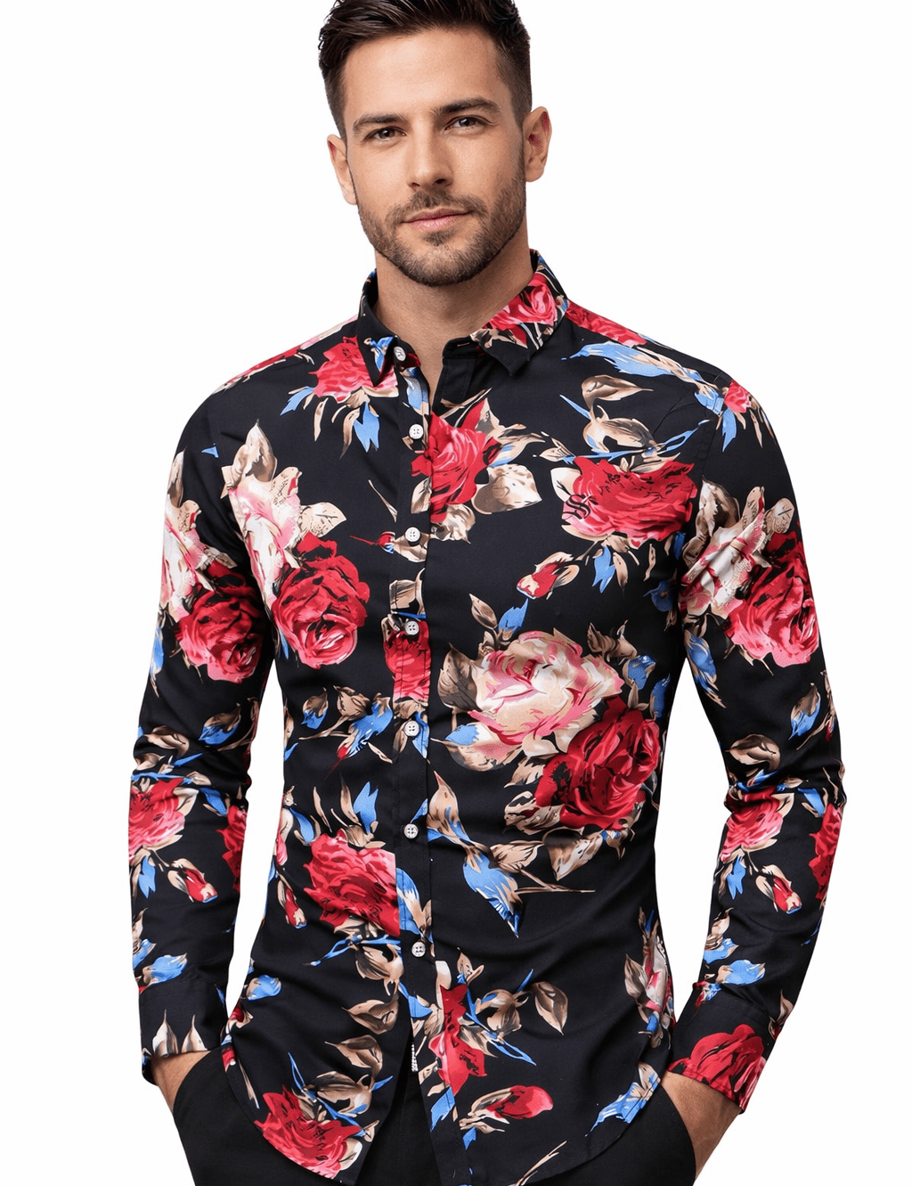 KLMN 2 - Long Sleeves Shirt for Men - Sarman Fashion - Wholesale Clothing Fashion Brand for Men from Canada
