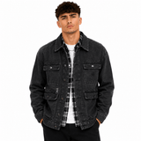 KLO 32 - Long Sleeve Jeans Jacket for Men - Sarman Fashion - Wholesale Clothing Fashion Brand for Men from Canada