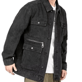 KLO 33 - Long Sleeve Jeans Jacket for Men - Sarman Fashion - Wholesale Clothing Fashion Brand for Men from Canada