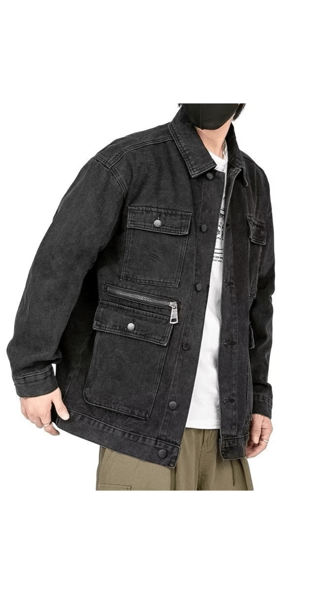 KLO 33 - Long Sleeve Jeans Jacket for Men - Sarman Fashion - Wholesale Clothing Fashion Brand for Men from Canada