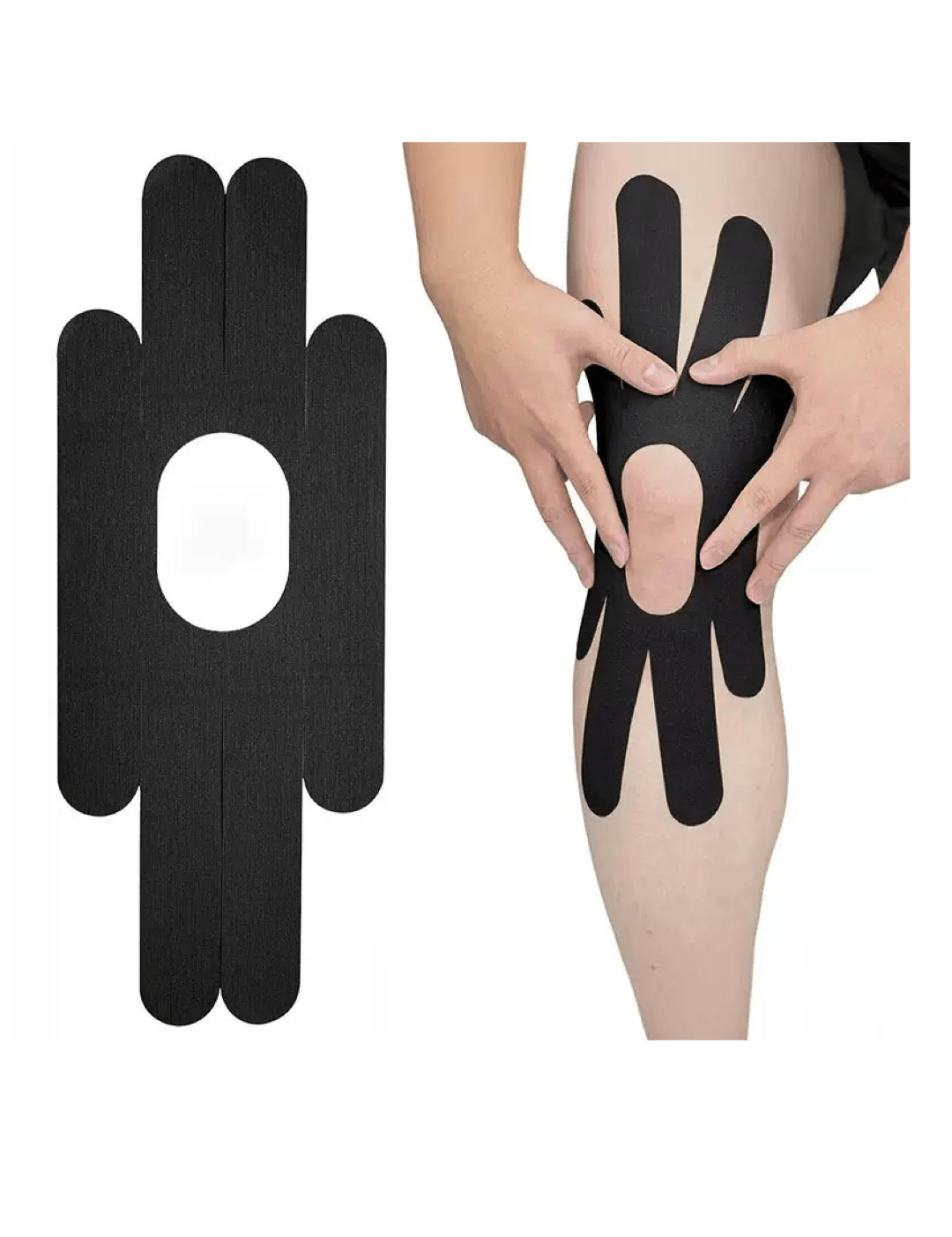 Knee Support Kinesiology Tape Patch – Pre - Cut Elastic Sports Knee Pad for Running, Gym & Training - Sarman Fashion - Wholesale Clothing Fashion Brand for Men from Canada