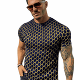 KoAzo 100 - Velvet T-shirt for Men - Sarman Fashion - Wholesale Clothing Fashion Brand for Men from Canada