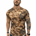 KoAzo 105 - Velvet T-shirt for Men - Sarman Fashion - Wholesale Clothing Fashion Brand for Men from Canada
