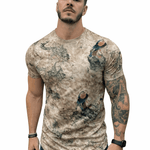 KoAzo 107 - Velvet T-shirt for Men - Sarman Fashion - Wholesale Clothing Fashion Brand for Men from Canada