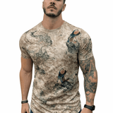 KoAzo 107 - Velvet T-shirt for Men - Sarman Fashion - Wholesale Clothing Fashion Brand for Men from Canada