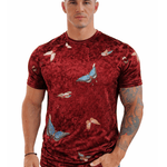 KoAzo 11 - Velvet T-shirt for Men - Sarman Fashion - Wholesale Clothing Fashion Brand for Men from Canada