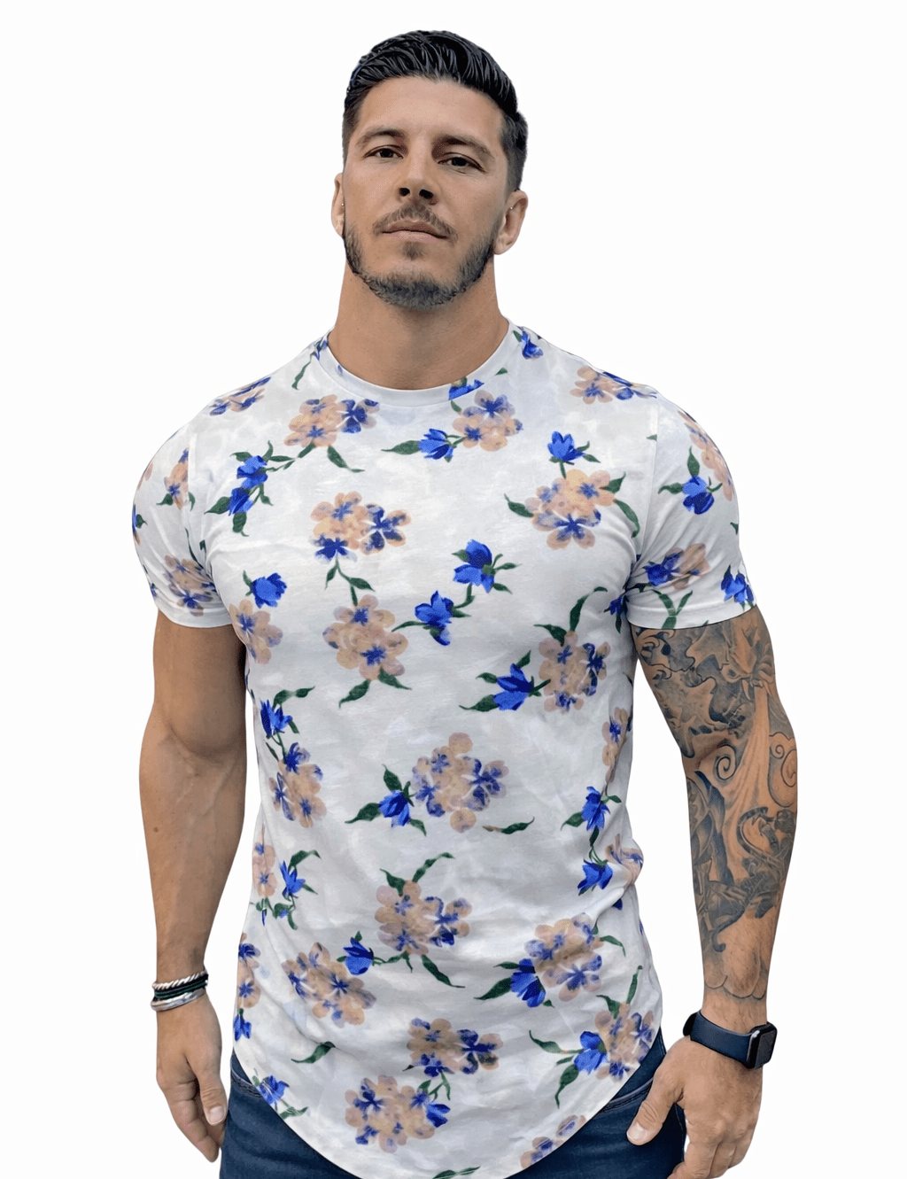 KoAzo 110 - Velvet T-shirt for Men - Sarman Fashion - Wholesale Clothing Fashion Brand for Men from Canada
