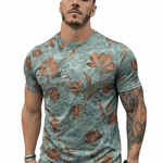 KoAzo 115 - Velvet T-shirt for Men - Sarman Fashion - Wholesale Clothing Fashion Brand for Men from Canada