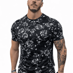 KoAzo 117 - Velvet T-shirt for Men - Sarman Fashion - Wholesale Clothing Fashion Brand for Men from Canada