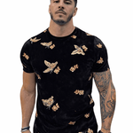 KoAzo 124 - Velvet T-shirt for Men - Sarman Fashion - Wholesale Clothing Fashion Brand for Men from Canada