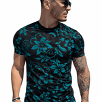 KoAzo 125 - Velvet T-shirt for Men - Sarman Fashion - Wholesale Clothing Fashion Brand for Men from Canada
