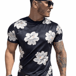 KoAzo 126 - Velvet T-shirt for Men - Sarman Fashion - Wholesale Clothing Fashion Brand for Men from Canada
