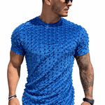 KoAzo 127 - Velvet T-shirt for Men - Sarman Fashion - Wholesale Clothing Fashion Brand for Men from Canada