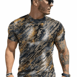 KoAzo 128 - Velvet T-shirt for Men - Sarman Fashion - Wholesale Clothing Fashion Brand for Men from Canada