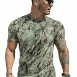 KoAzo 129 - Velvet T-shirt for Men - Sarman Fashion - Wholesale Clothing Fashion Brand for Men from Canada