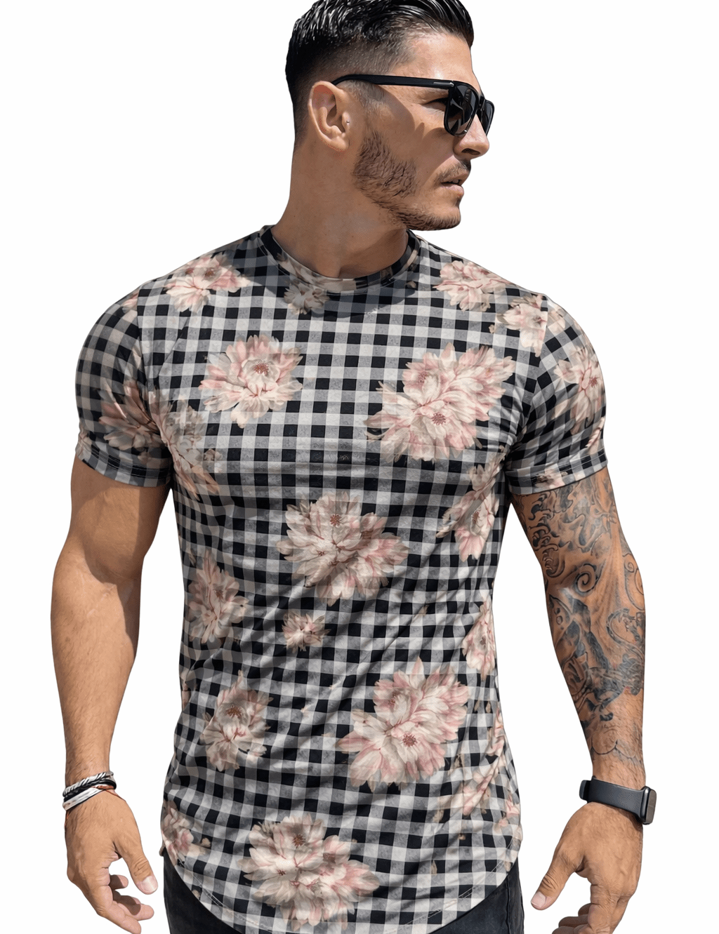 KoAzo 132 - Velvet T-shirt for Men - Sarman Fashion - Wholesale Clothing Fashion Brand for Men from Canada
