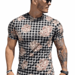 KoAzo 132 - Velvet T-shirt for Men - Sarman Fashion - Wholesale Clothing Fashion Brand for Men from Canada