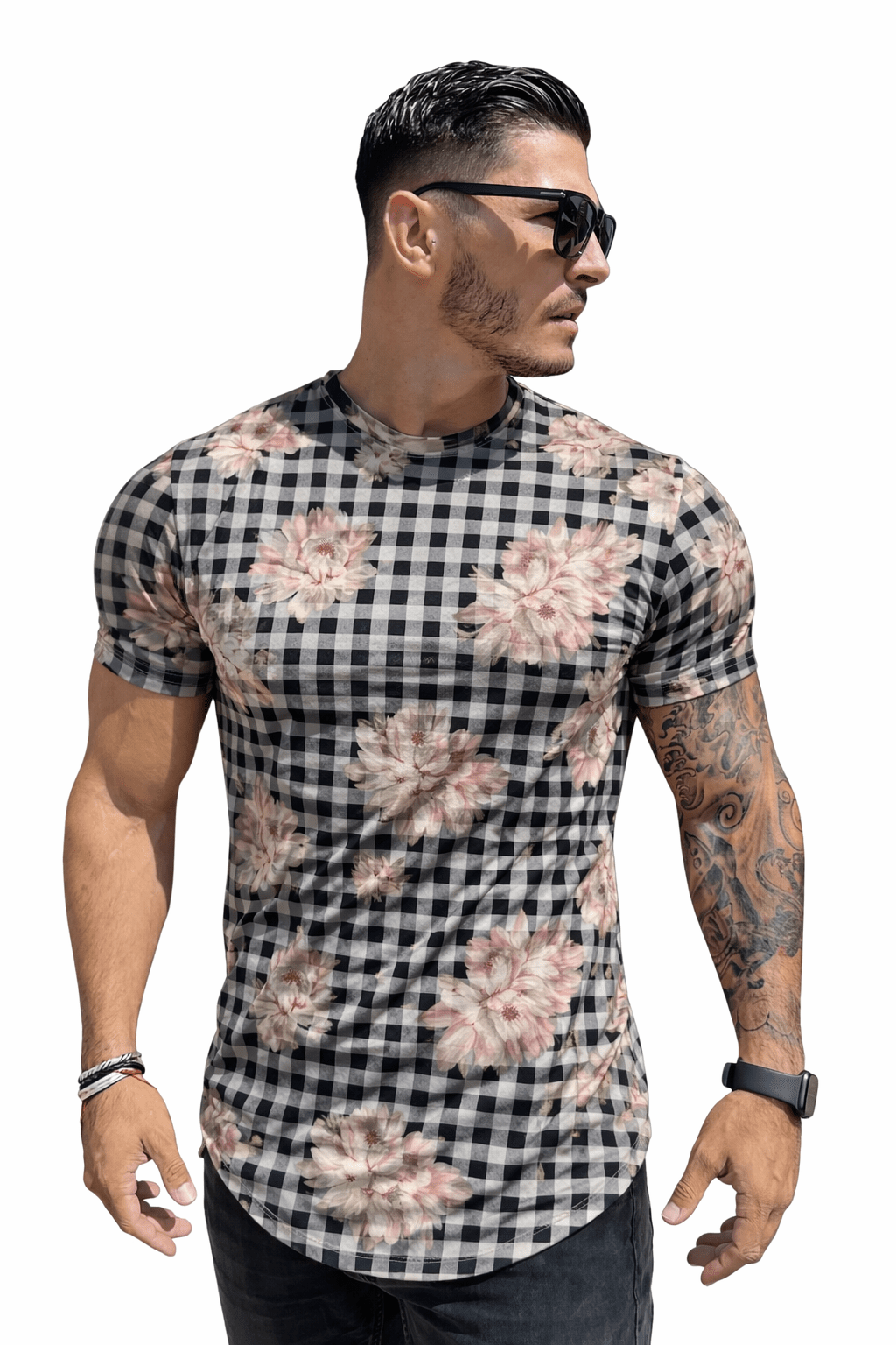 KoAzo 132 - Velvet T-shirt for Men - Sarman Fashion - Wholesale Clothing Fashion Brand for Men from Canada