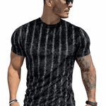 KoAzo 133 - Velvet T-shirt for Men - Sarman Fashion - Wholesale Clothing Fashion Brand for Men from Canada