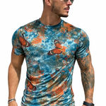 KoAzo 134 - Velvet T-shirt for Men - Sarman Fashion - Wholesale Clothing Fashion Brand for Men from Canada