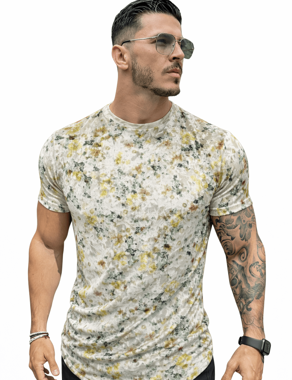 KoAzo 142 - Velvet T-shirt for Men - Sarman Fashion - Wholesale Clothing Fashion Brand for Men from Canada