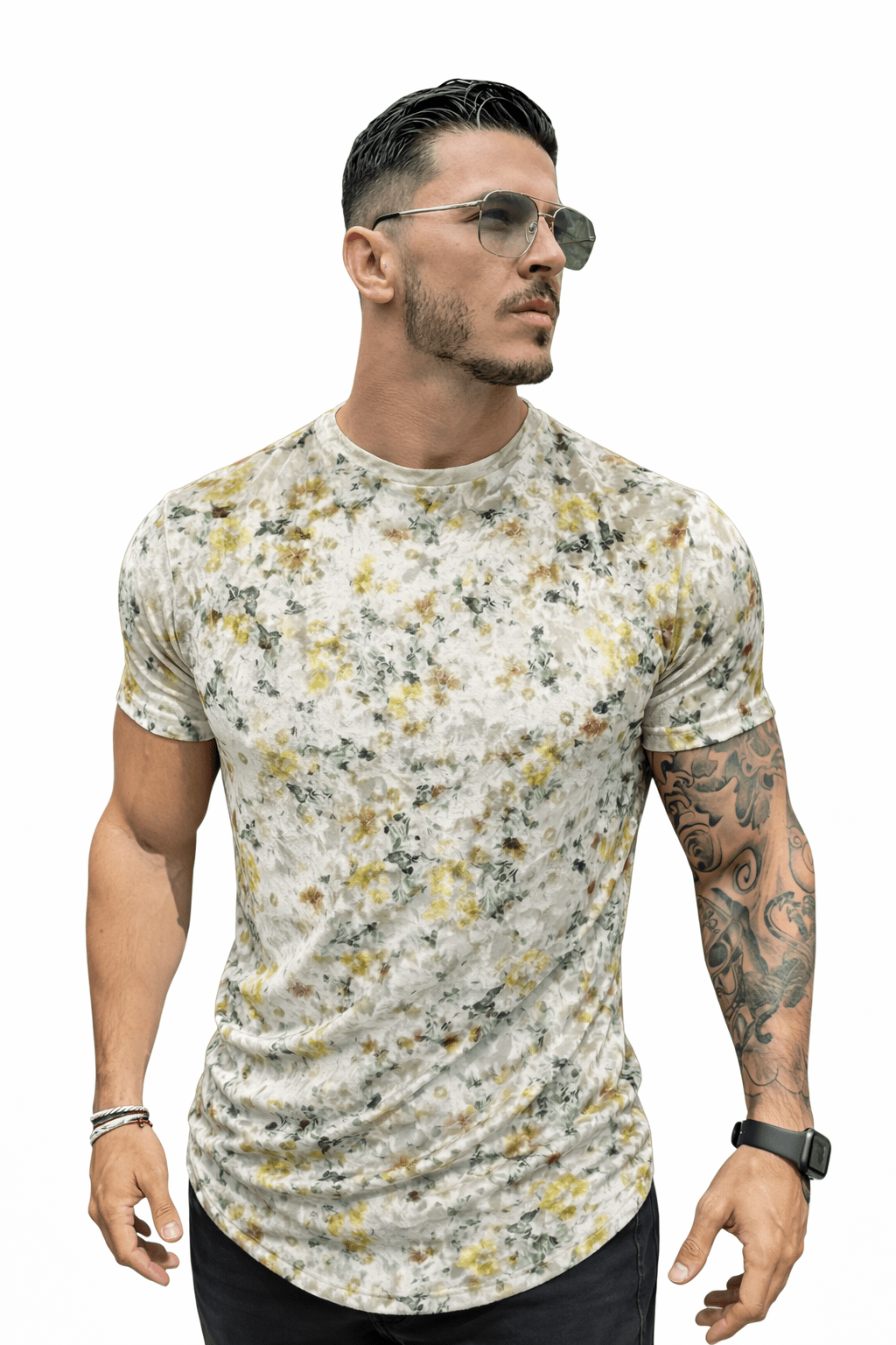 KoAzo 142 - Velvet T-shirt for Men - Sarman Fashion - Wholesale Clothing Fashion Brand for Men from Canada