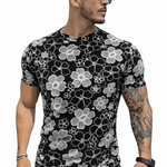 KoAzo 145 - Velvet T-shirt for Men - Sarman Fashion - Wholesale Clothing Fashion Brand for Men from Canada