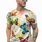 KoAzo 152 - Velvet T-shirt for Men - Sarman Fashion - Wholesale Clothing Fashion Brand for Men from Canada