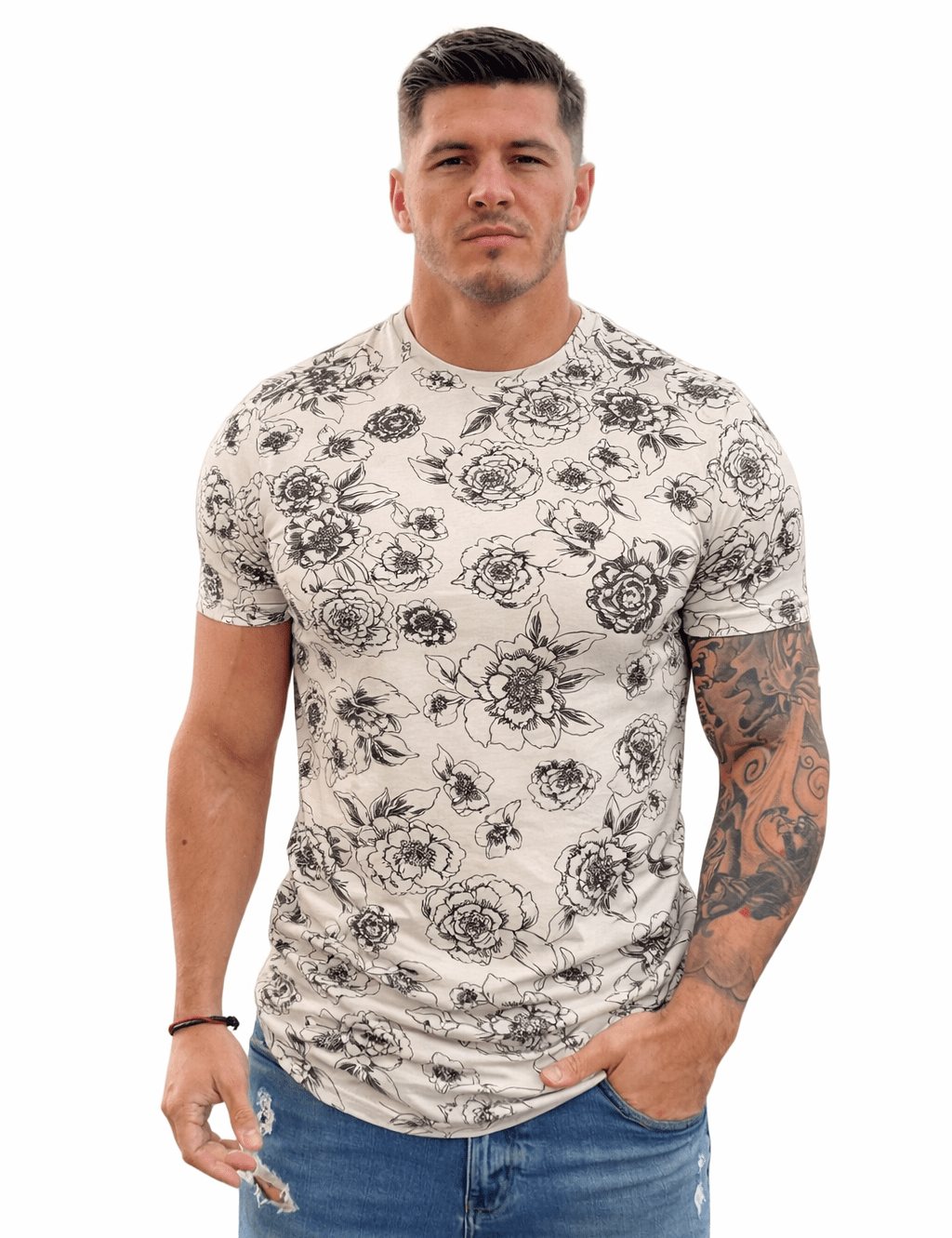 KoAzo 154 - Velvet T-shirt for Men - Sarman Fashion - Wholesale Clothing Fashion Brand for Men from Canada